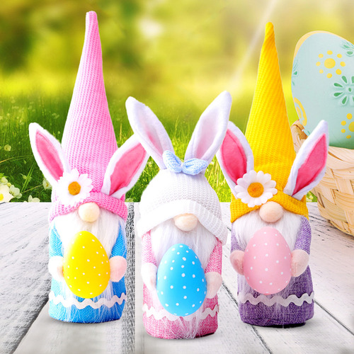 Muñeca Sin Rostro Con Forma De Enano De Zanahoria Para Decor