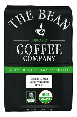 The Bean Coffee Company Organic Le Bean, Dark French Roast, 
