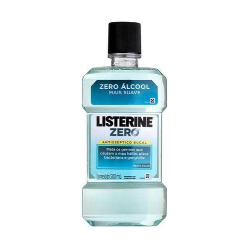 Listerine Zero Atisséptico Bucal Menta Suave 500ml