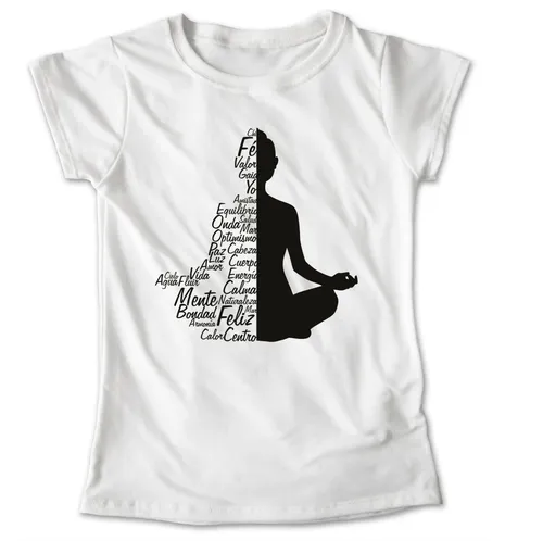 comprar Blusa Namaste Yoga Playera Estampado Flor De Loto #569