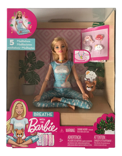 Barbie Yoga Breathe With Me Meditacion Luz Y Sonido Mattel