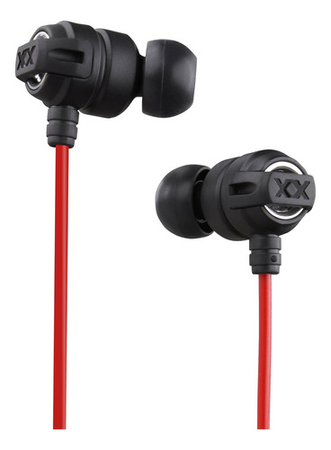 Jvc Hafx1x Auriculares Xtreme-xplosivs, Negro, Rojo