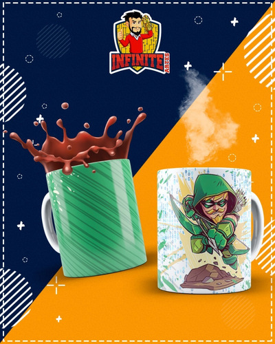 Imagem 8 de 10 de Canecas Personalizadas Vários Heróis !!!!