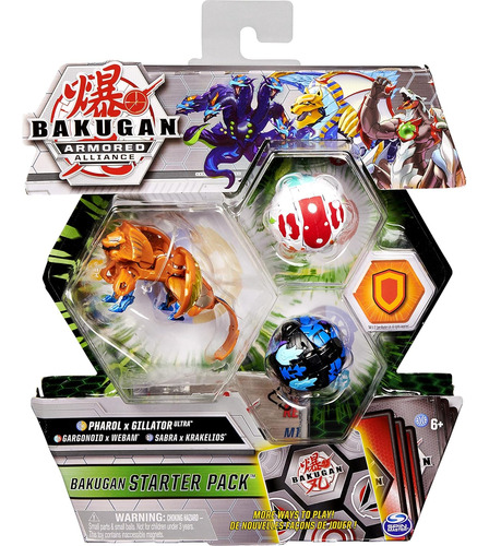 Paquete De Inicio Bakugan Figuras De Acción Coleccionables