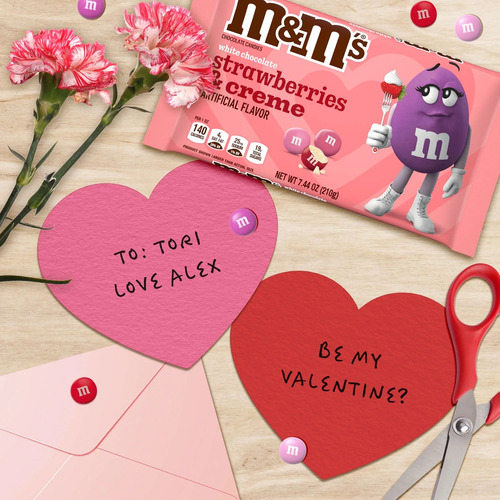 M&m's Strawberries & Creme San Valentin 210g Americano