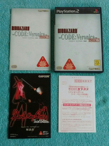 Juegos Ps2 Biohazard Code Veronica Original Japones + Demo