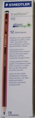 Imagen 2 de 4 de Lapices Staedtler Tradition X12 Lapices Alemania 8b Al 6h