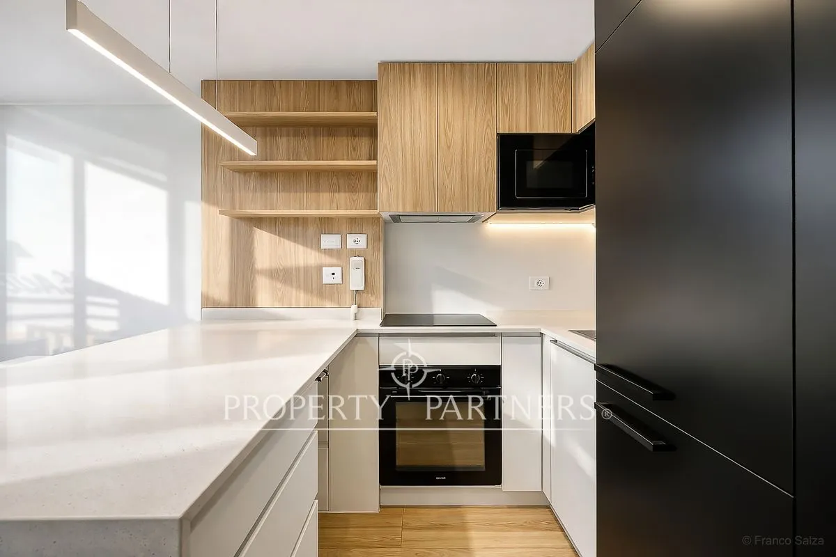 Imagen 3 de 18 de Departamento De 1d 1b Con Terraza Privada Y Cocina...