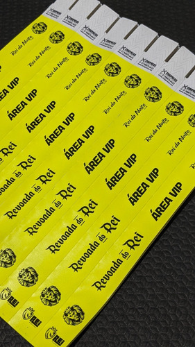 Imagem 4 de 4 de Pulseira Identificação Nylon Impressão Premium . 1000 Unids