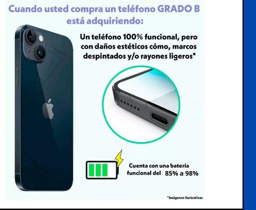 Apple iPhone 13 Pro (128 Gb ) Azul Sierra / At&t / Detalle * (Reacondicionado)