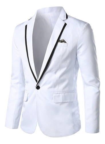 Trajes De Hombre, Elegante, Informal, Sólido, Chaqueta De