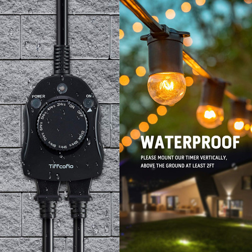 Sensor De Luz Tiffcofio 15a Del Anochecer Al Amanecer Con Sa