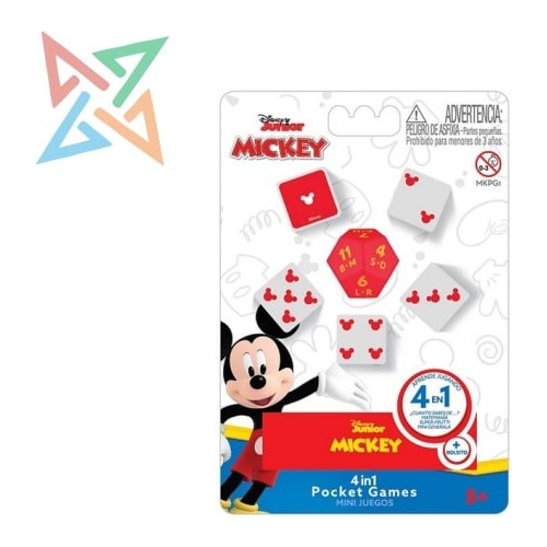 Mini Juegos Con Dados Mickey Juego De Mesa Evio Gratis C