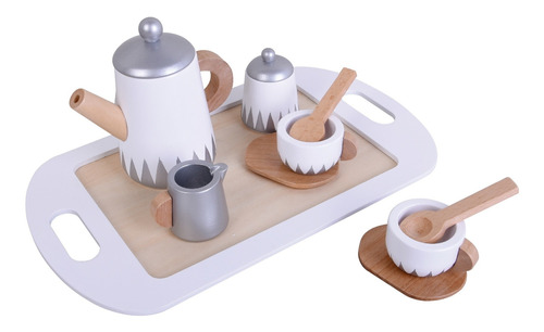 Set De Té De Madera