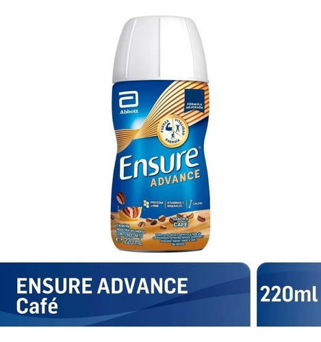 Ensure Advance Shake Sabor Cafe X 220 Ml Café
