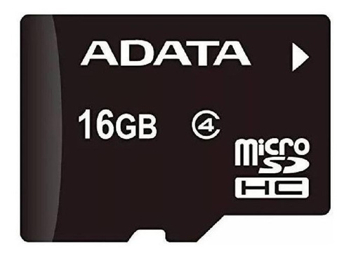 Cartão de memória Adata AUSDH16GCL4-RA1 com adaptador SD 16GB