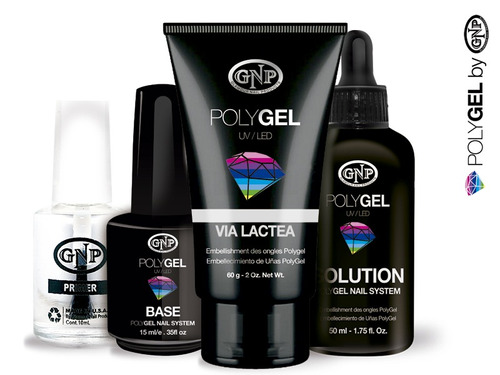 Kit Completo Polygel Gnp Via Lactea