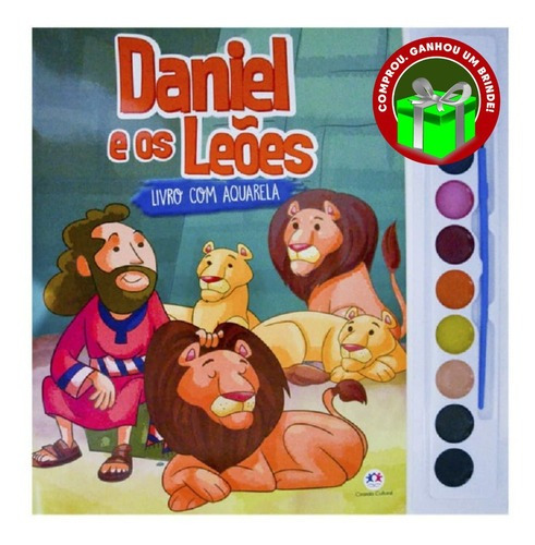 Livro Brincando Com Aquarela Daniel E Os Leões Brasileitura