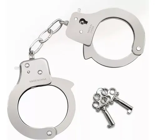 comprar Esposas Policiales Tacticas Metal Doble Seguro Lo Mejor Color Plata