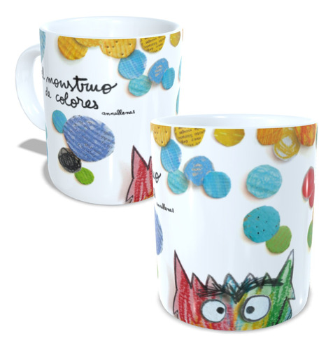 Pocillo Mug El Monstruo De Colores Emociones 11 Oz 