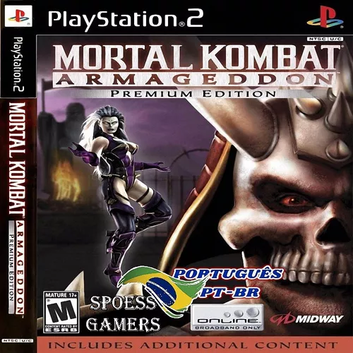 Mortal Kombat: Shaolin Monks - PS2 ISO (PT-BR) 