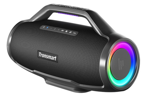 Bocina Bluetooth Tronsmart Bang Max 130w Luces Ipx6 Karaoke Color Negro