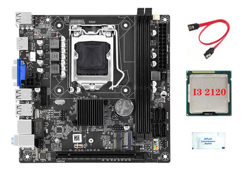 Placa Base H61s (h61) Lga1155+cpu I3 2120+grasa Térmica+ C