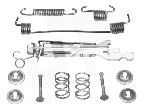 Regulador Freno Tambor, Kit, Peugeot 206 2005-17, Par