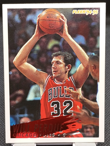 Tarjeta Will Perdure Nba Chicago Bulls # 262 Fleer 94-95