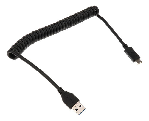 Usb 3.0 Macho A Usb C Tipo-c Cable De Resorte De Extensión