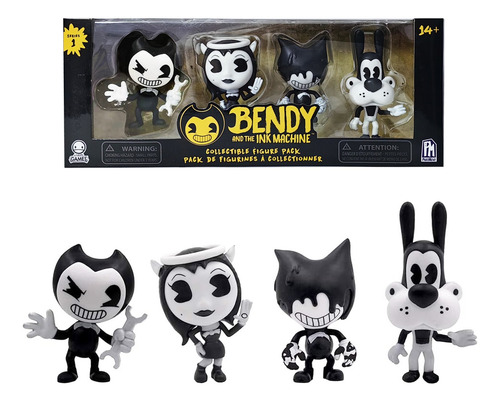 Bendy & The Ink Machine Set 4 Figuras Originales
