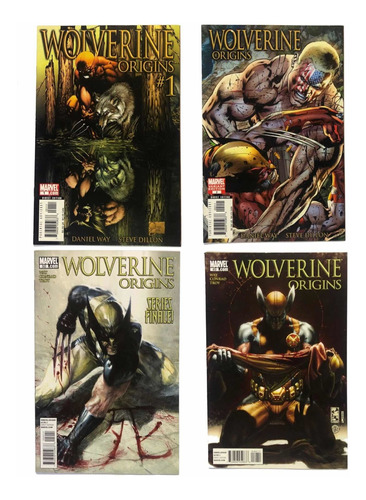 Wolverine Origins 4 Tomos - Marvel Comics 2006 Inglés