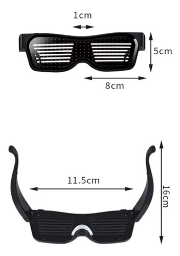 Gafas Led Gafas Led Bt Personalizables Resplandor