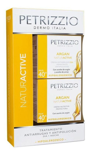 Tratamiento Argan Dia + Noche 40+ Petrizzio Pack