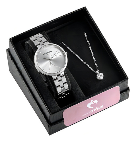 Kit Relógio Mondaine Feminino Analógico 32501l0mkne2k1