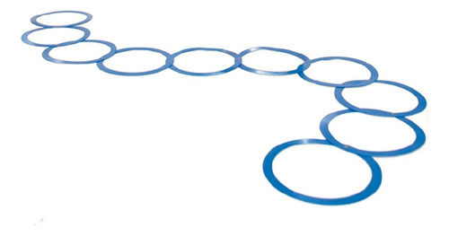Escalera De Coordinación Pvc Con Aros Sonnos Entrenamiento