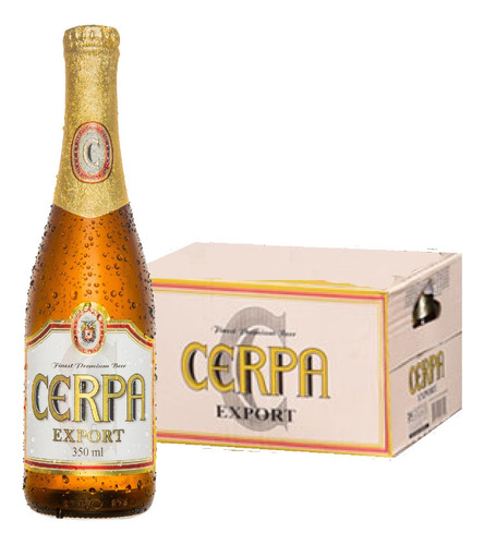 Cerveja Cerpa Export Long Neck 350ml ( 24 Unidades )