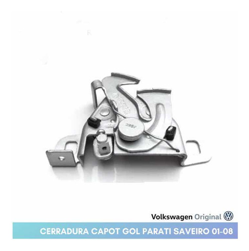 Cerradura Capot Gol Parati Saveiro 00-08 Volkswagen Original