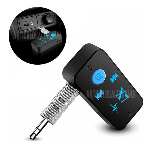 Receptor Bluetooth 3.5mm Audio Auxiliar Micro Sd Recargable