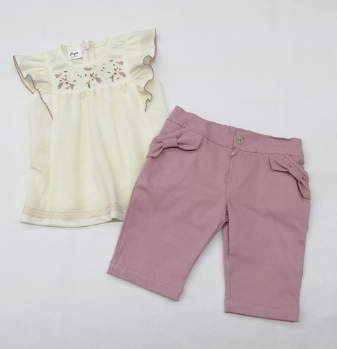 Conjunto Capri Blusa Cenia Niña #2 A 12 Años R