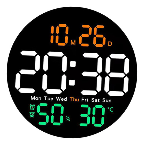 Reloj De Pared Digital Reloj Despertador Digital Multicolor