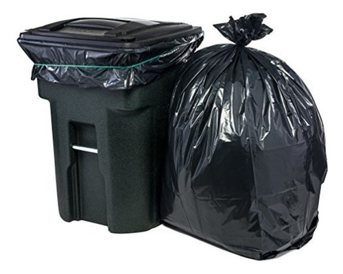 Bolsas Para Basura Negras 200litros Extra Resistentes X100ud