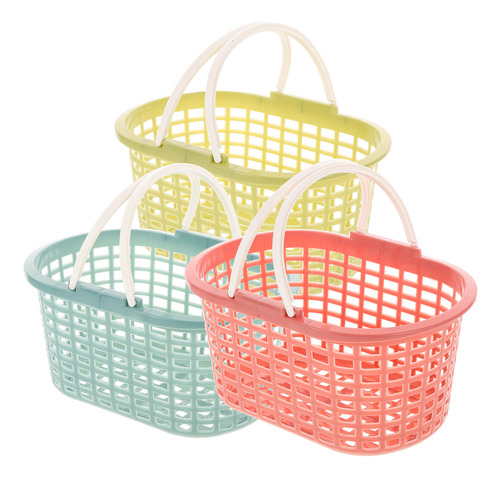 Cesta Portátil Multifuncional De 3 Piezas Para Almacenamient