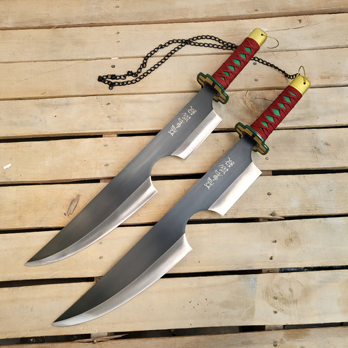 Espadas Tengen Uzui Demon Slayer Kimetsu No Yaiba Aço Inox
