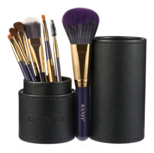 X Set De Brochas De Maquillaje, Brochas Para Sombras De