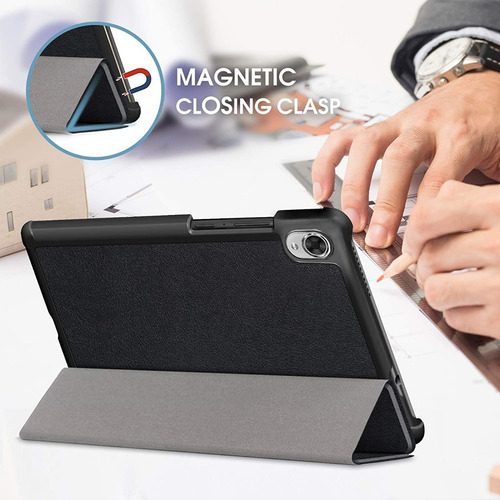 Imagen 6 de 7 de Funda Lenovo M8 Bookcover Imantada