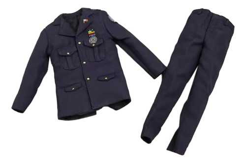 Conjunto De Uniforme De Oficial De A Escala 1/6, Ropa Hecha