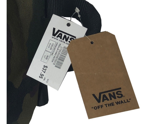 Morral Vans Realm Camo Patch Backpack 100% Original