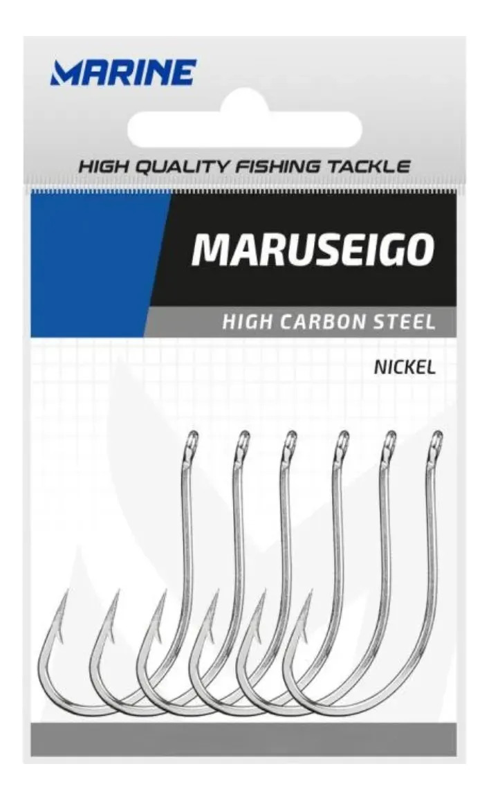 Anzol Marine Sports Maruseigo 10 Nickel Com 50 Unidades