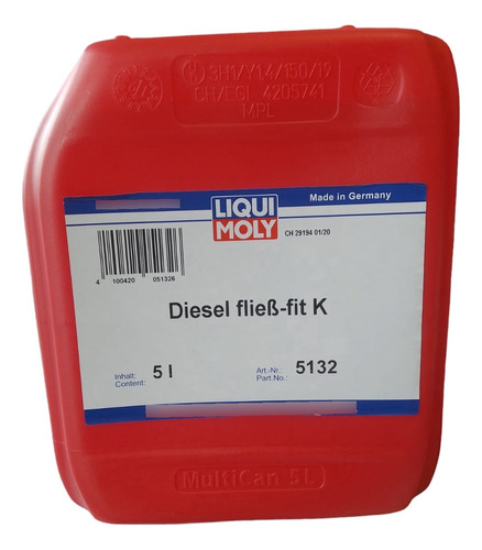 Diesel Fliess -fit K Adictivo Anticongelante Diesel 5l